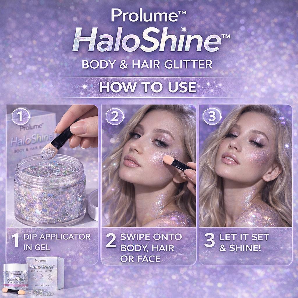 HaloShine Body & Hair Glitter