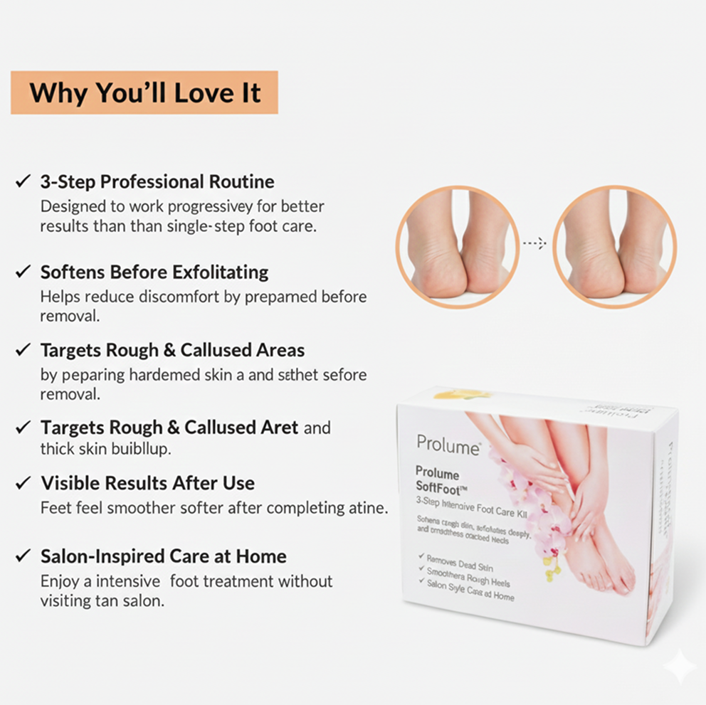 Prolume SoftFoot™ 3-Step Intensive Foot Care Kit
