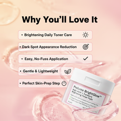 BrightGlow™ Kojic Acid + Turmeric Brightening Toner Pads
