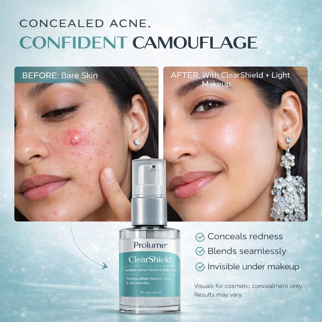 ClearShield Invisible Acne Cover & Repair Gel