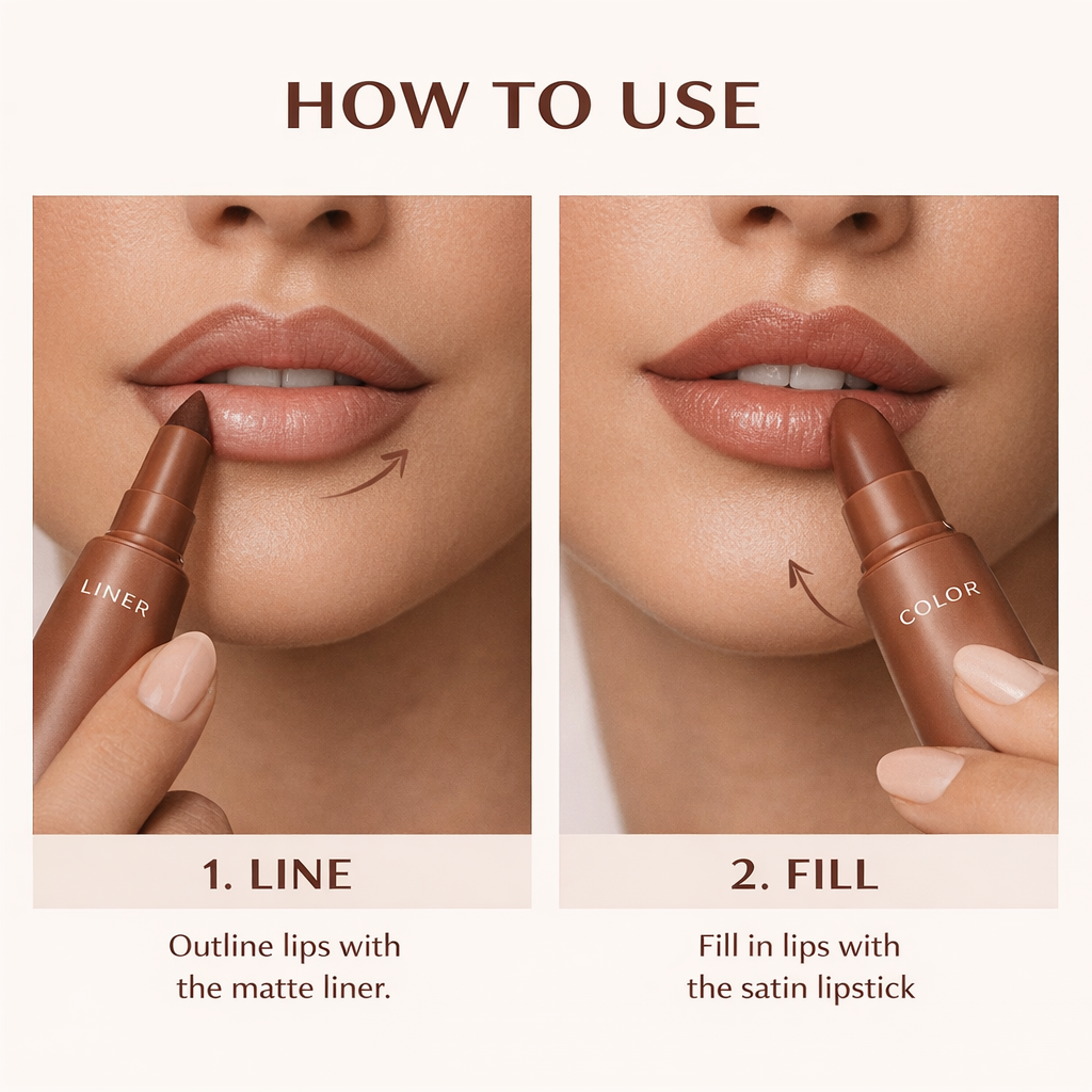 Line & Fill Dual Lip Stick
