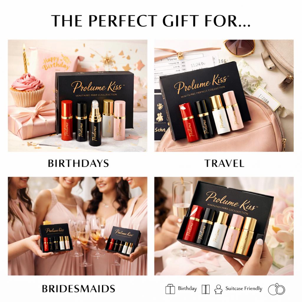 Kiss – Miniature  Pocket-sized Perfume (Pack of 5)