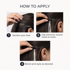 LumiStrand Clip-In Hair Shimmer
