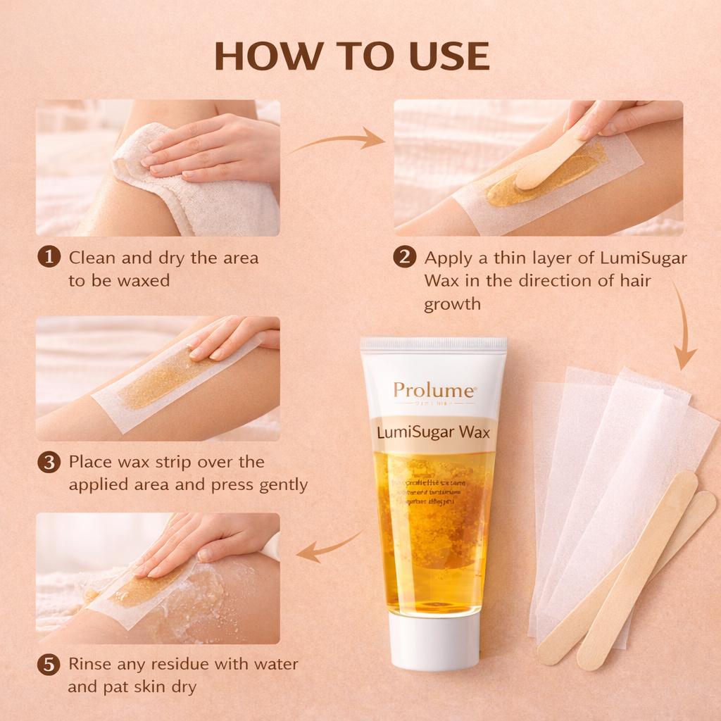 LumiSugar Wax  Gentle Hair Removal Sugar Wax