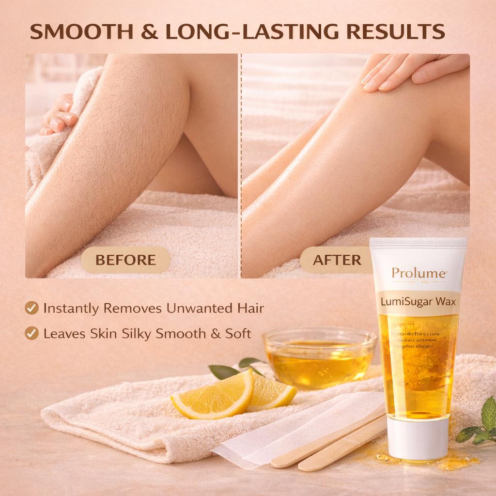 LumiSugar Wax  Gentle Hair Removal Sugar Wax