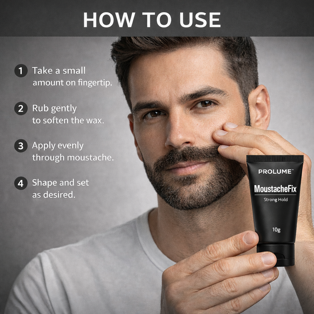 MoustacheFix Strong Hold Beard & Moustache Fixing Cream