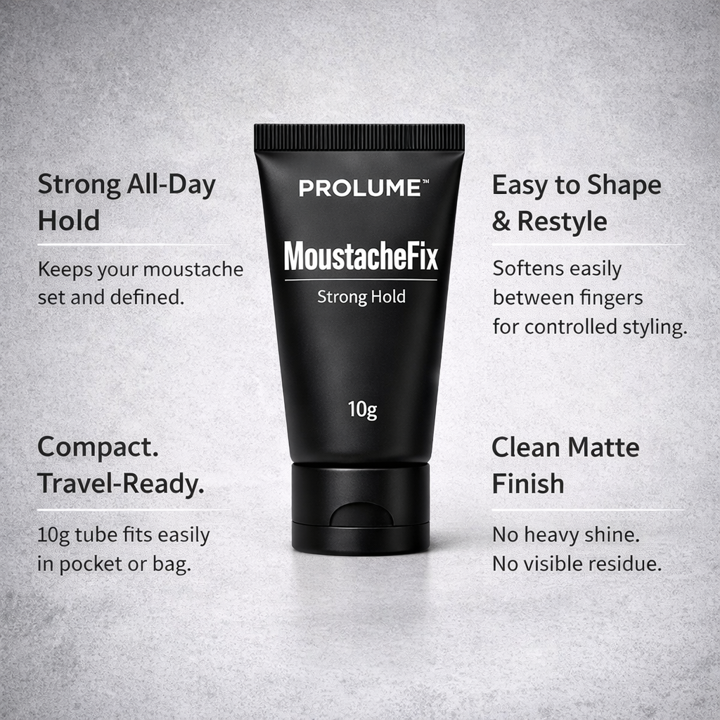 MoustacheFix Strong Hold Beard & Moustache Fixing Cream