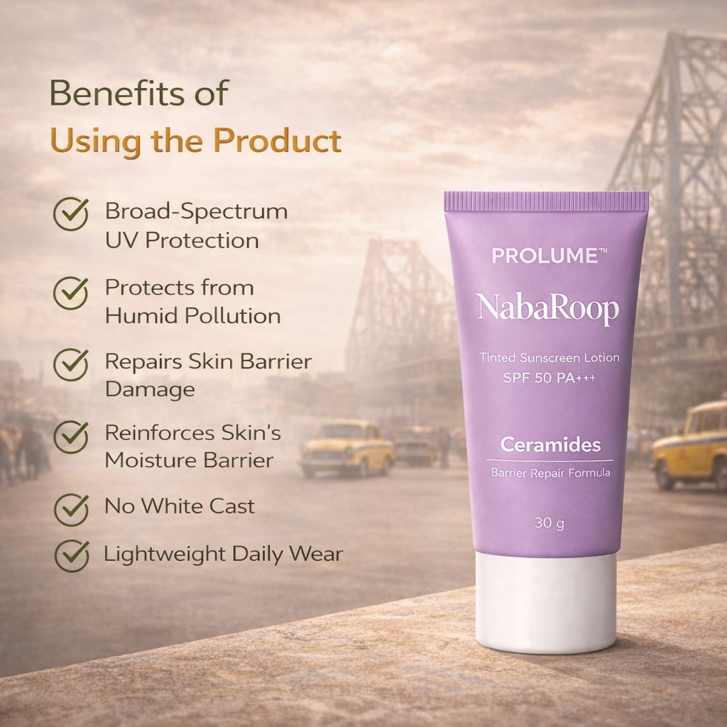 NabaRoop Tinted Sunscreen Lotion SPF 50 PA+++ – Ceramide
