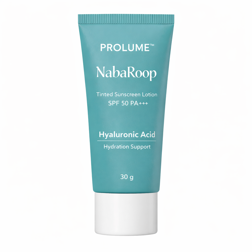 NabaRoop Tinted Sunscreen Lotion SPF 50 PA+++ – Hyaluronic Acid