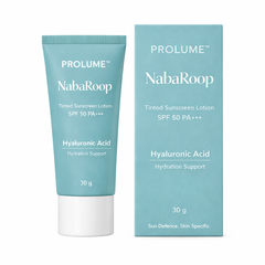NabaRoop Tinted Sunscreen Lotion SPF 50 PA+++ – Hyaluronic Acid