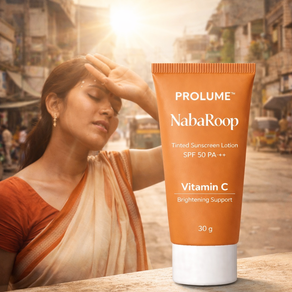 NabaRoop Tinted Sunscreen Lotion SPF 50 PA+++ – Vitamin C