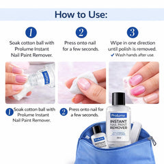 NailEase Instant Nail Paint Remover – Pack of 3