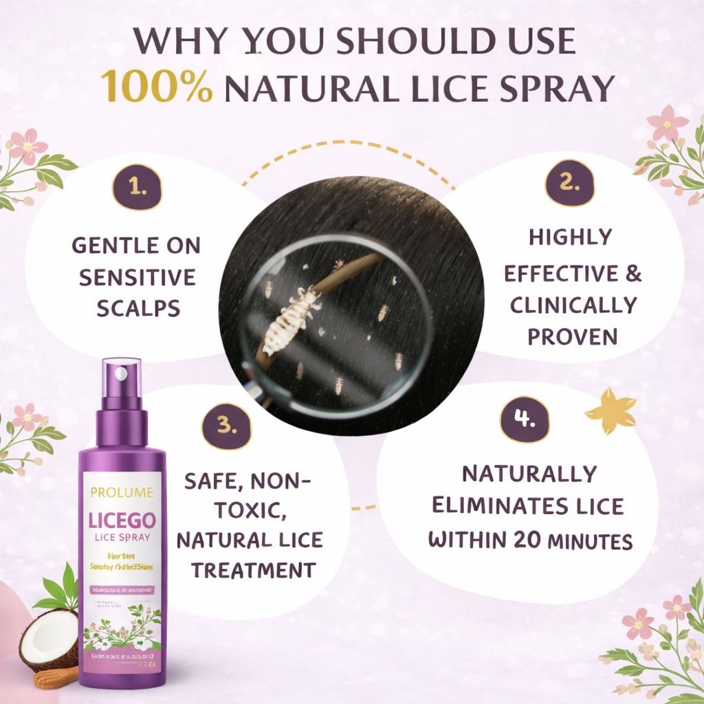 LiceGO Anti Lice Spray & Comb Comb