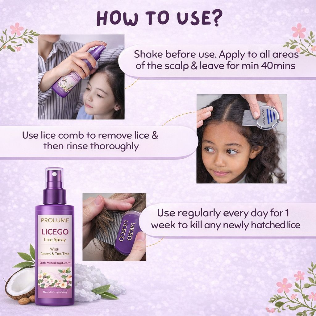 LiceGO Anti Lice Spray & Comb Comb