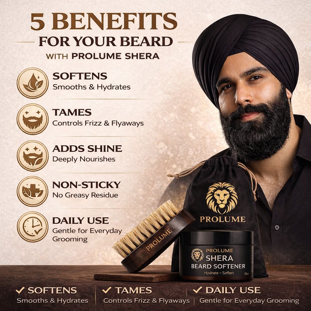 Shera Beard Softener & Brush Combo