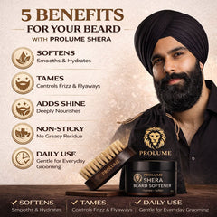Shera Beard Softener & Brush Combo