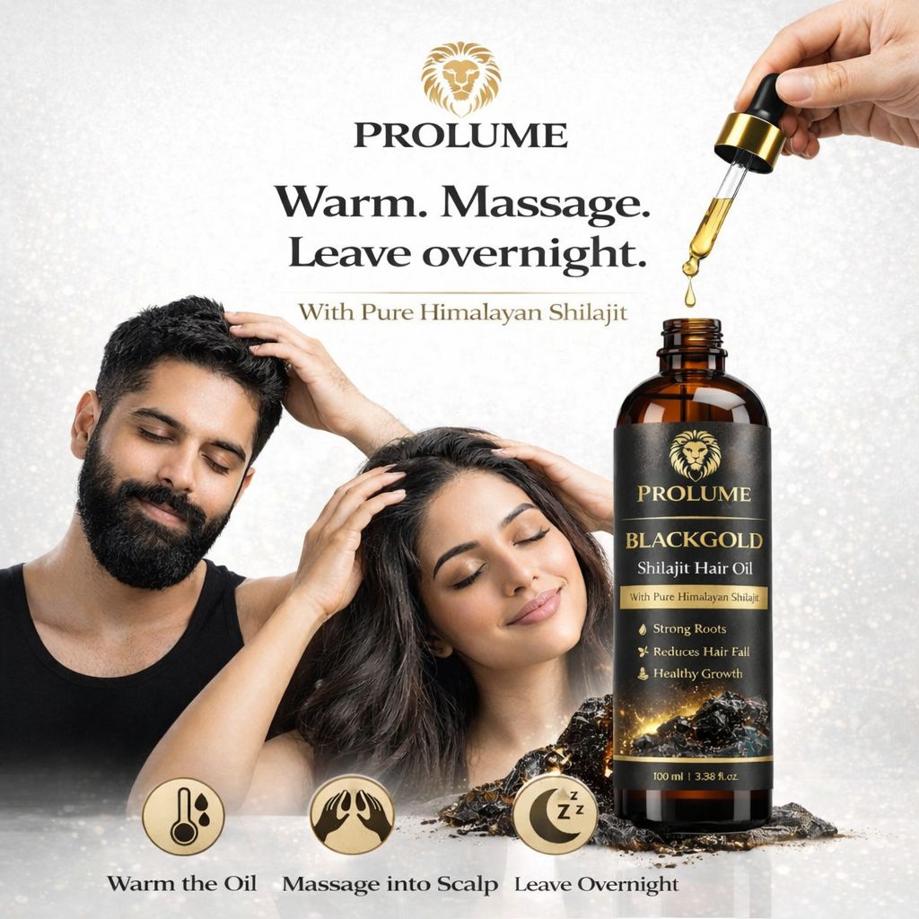 BlackGold Shilajit Hair Oil