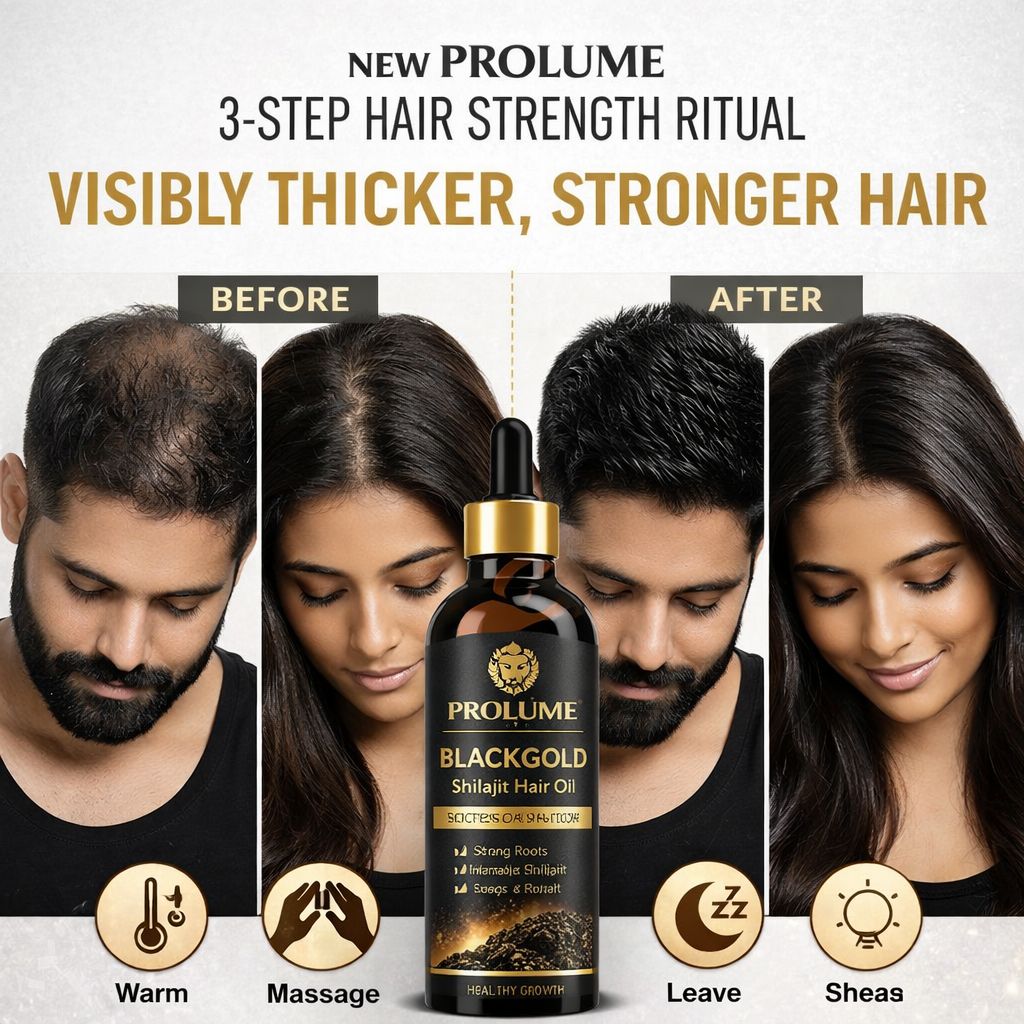BlackGold Shilajit Hair Oil
