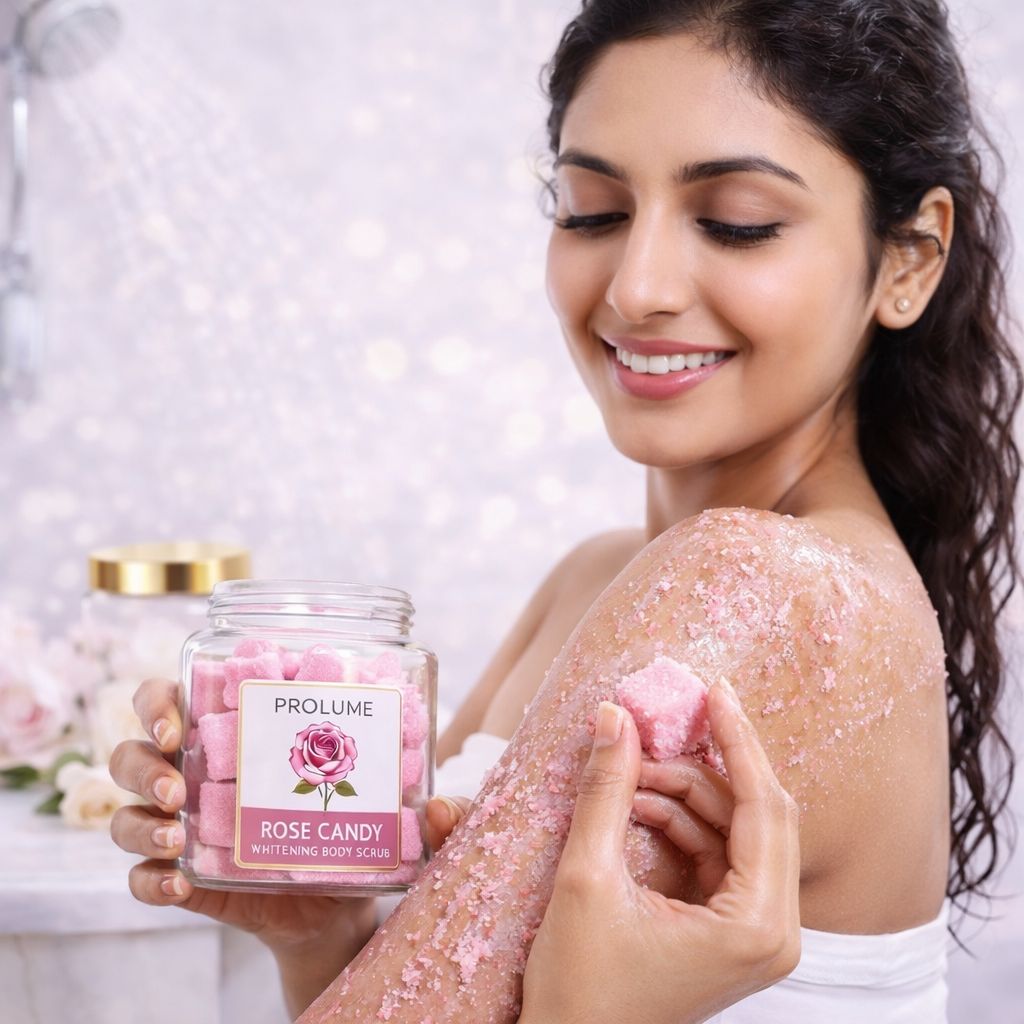 Rose Candy Whitening Scrub