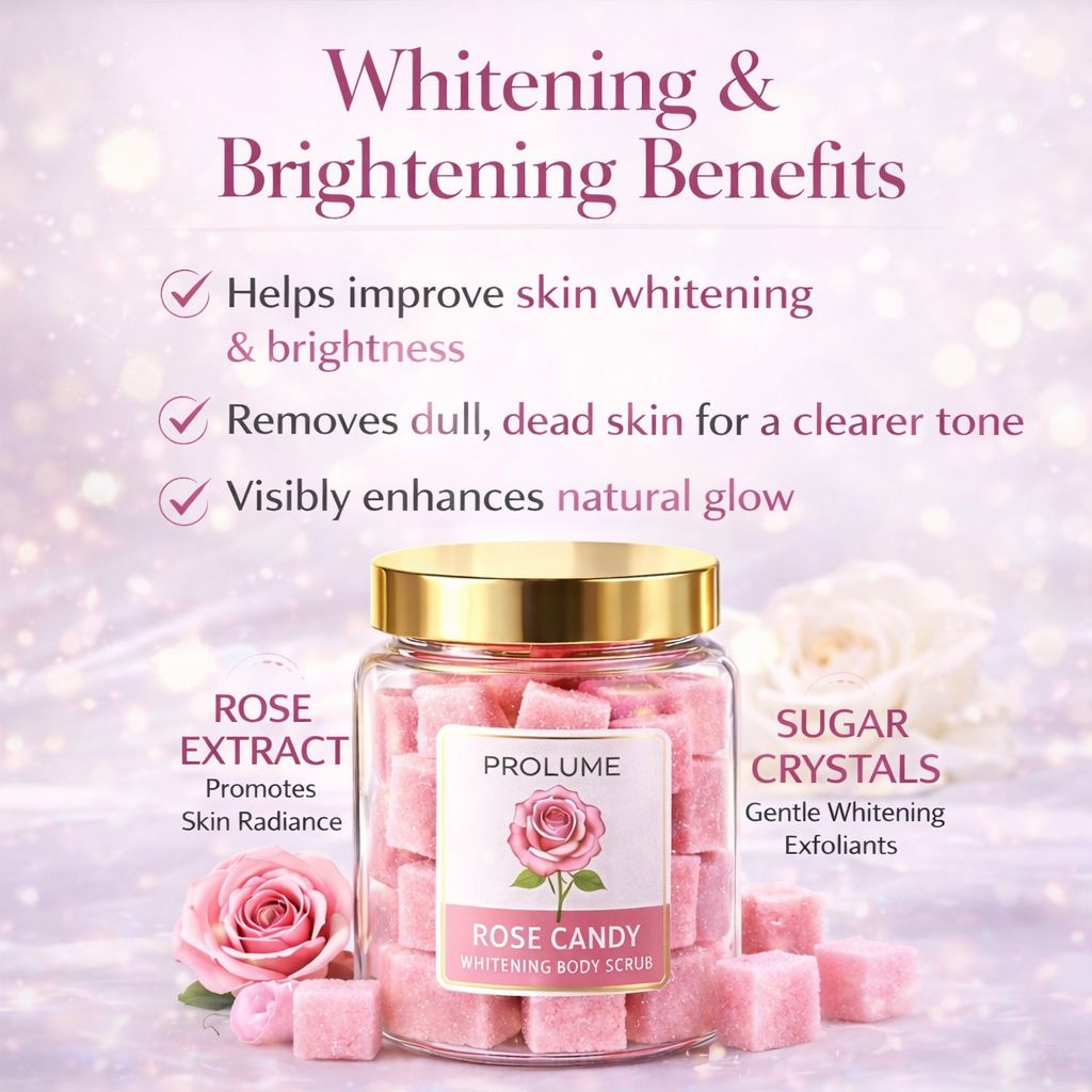 Rose Candy Whitening Scrub