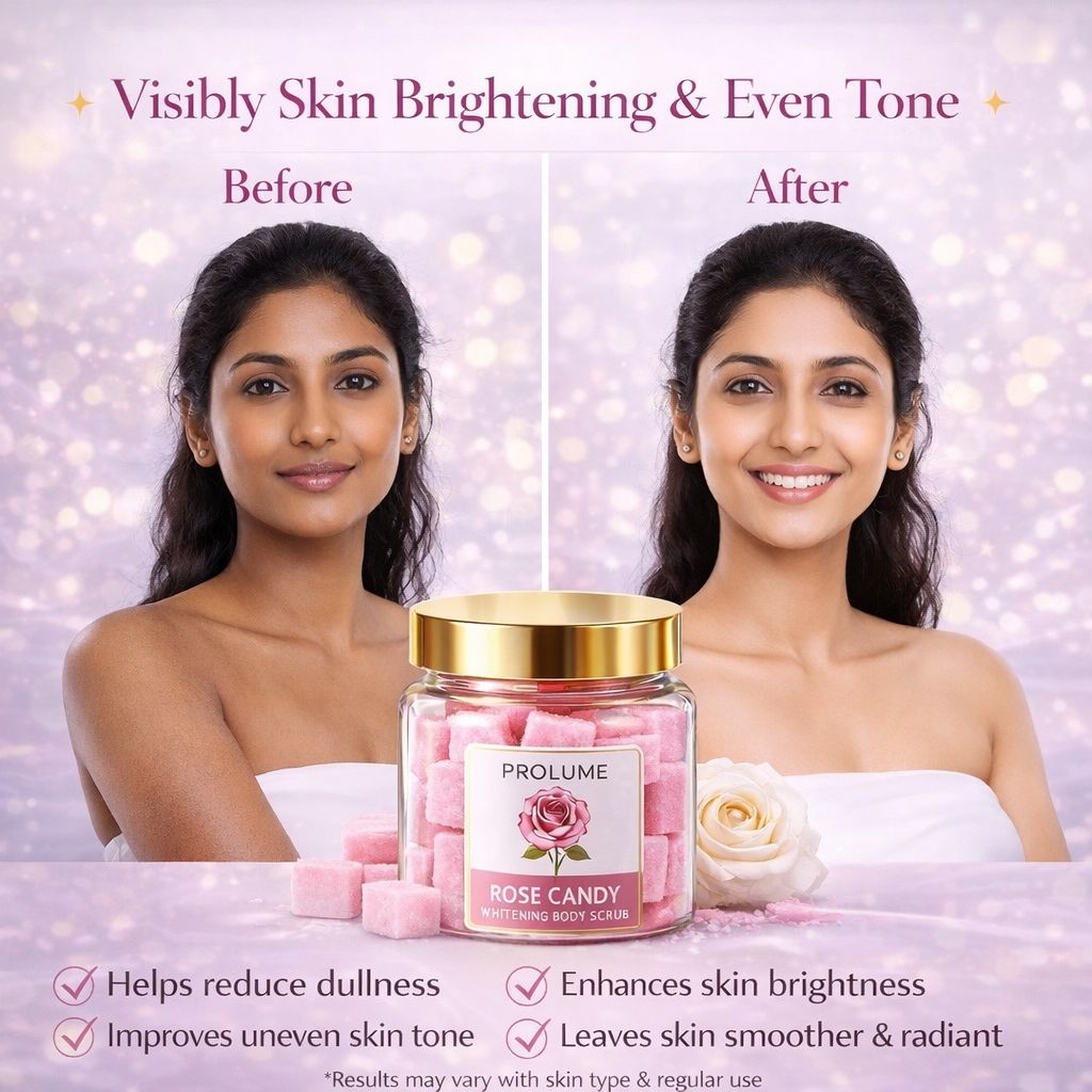 Rose Candy Whitening Scrub