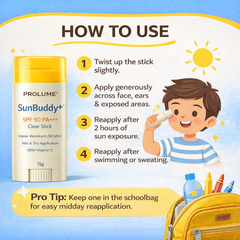 SunBuddy+ SPF 50 PA+++ Clear Face Stick
