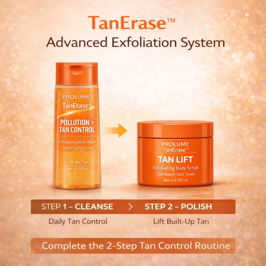 TanErase Pollution + Tan Control Exfoliating Body Wash