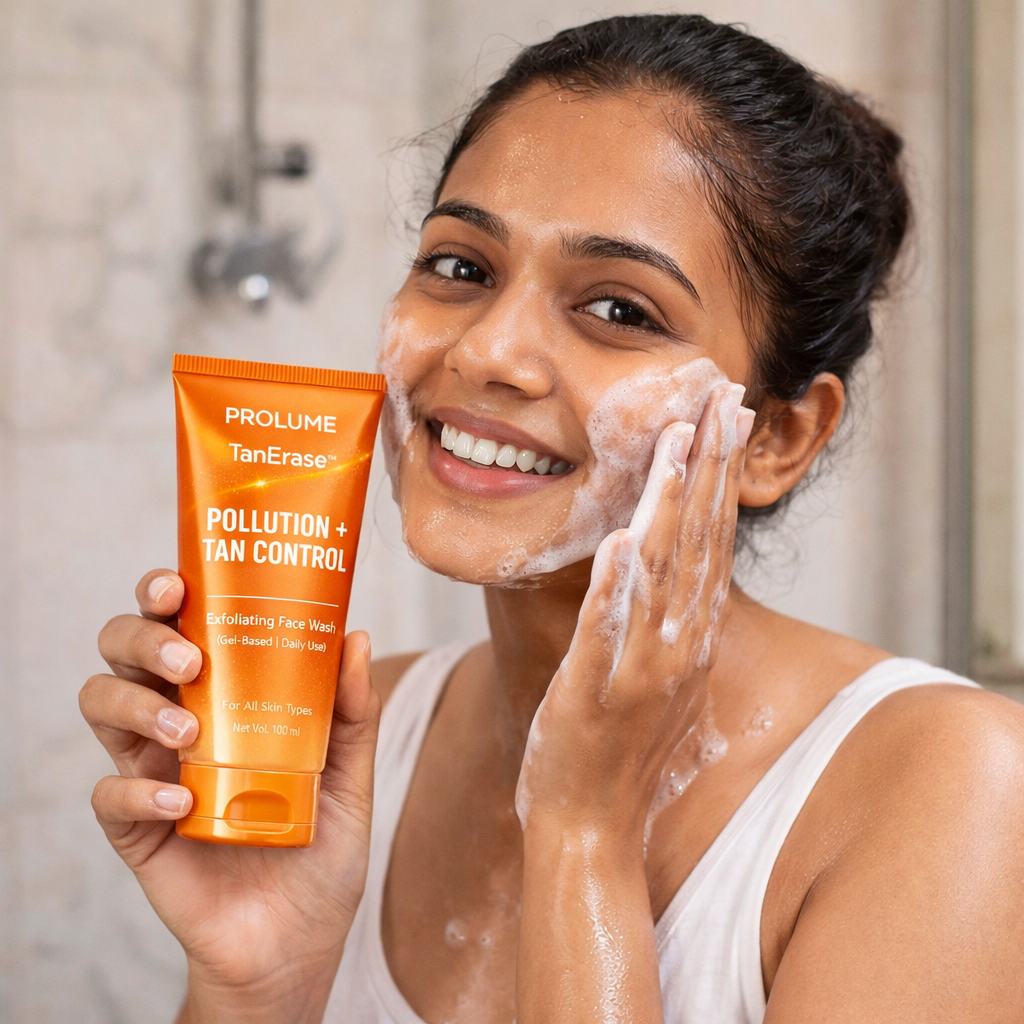 TanErase Pollution + Tan Control Exfoliating Face Wash