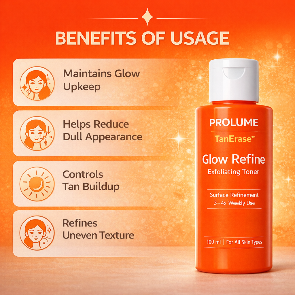 TanErase Glow Refine Exfoliating Toner