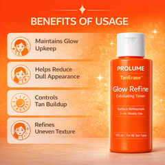 TanErase Glow Refine Exfoliating Toner