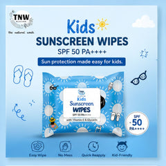Kids Sunscreen Wipes SPF 50 ++++