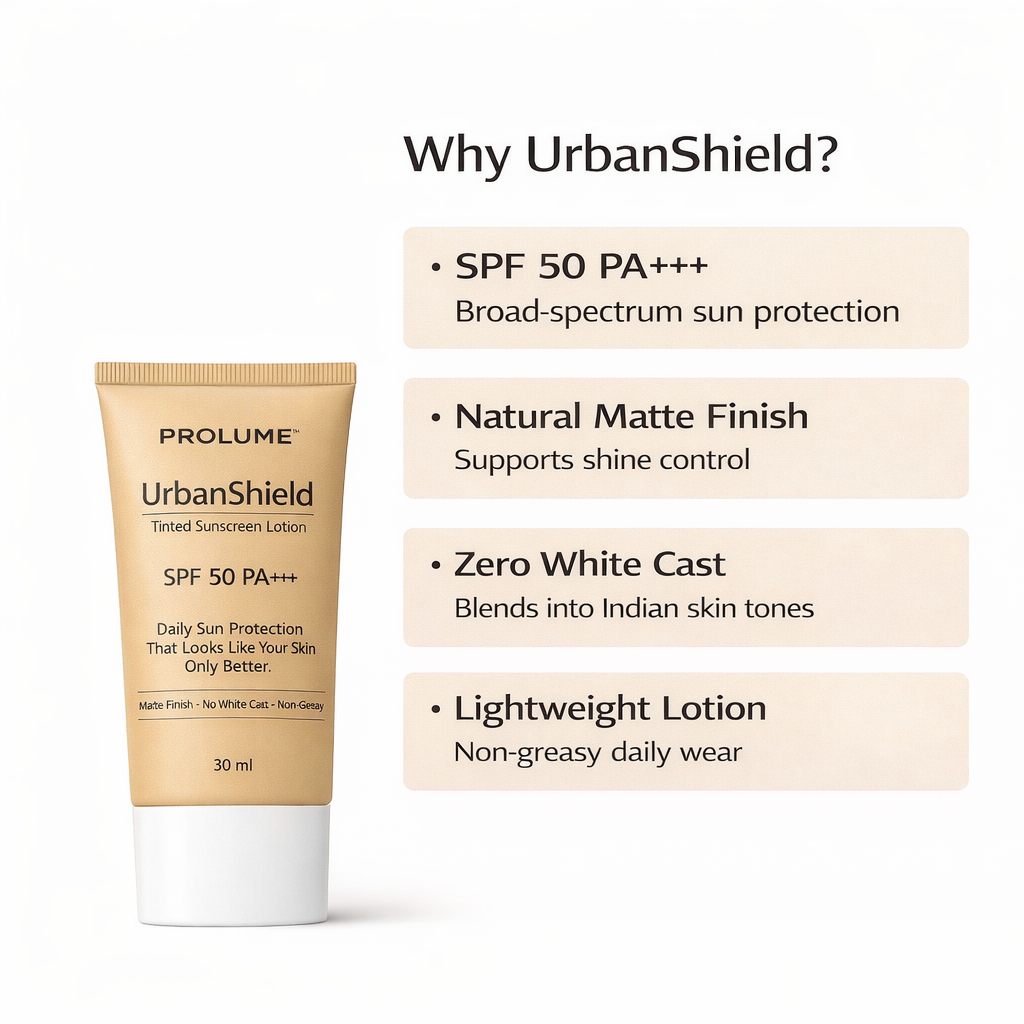 UrbanShield Tinted Sunscreen Lotion SPF 50 PA+++