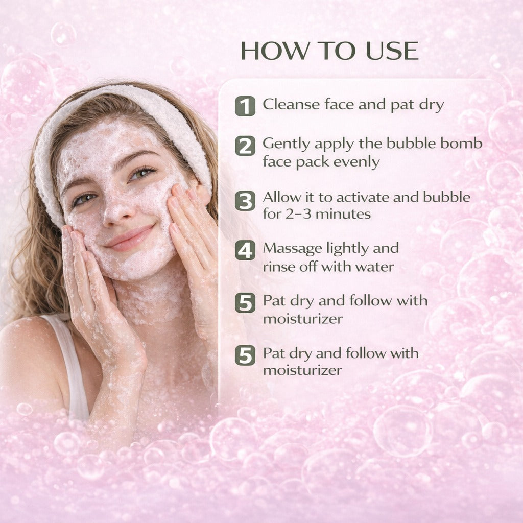 GlowBomb™ Bubble Bomb Face Pack 50 g