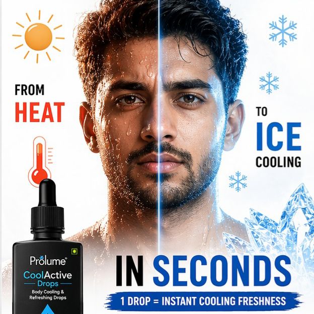 Prolume CoolActive Drops – Body Cooling & Refreshing Oral Drops-Pack of 3