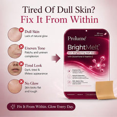 BrightMelt Skin Brightening Melt Strips with Glutathione & Vitamin C