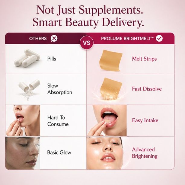 BrightMelt Skin Brightening Melt Strips with Glutathione & Vitamin C