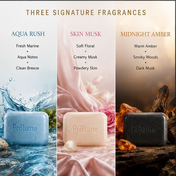 ScentLock Perfume Soap (Pack of 3)