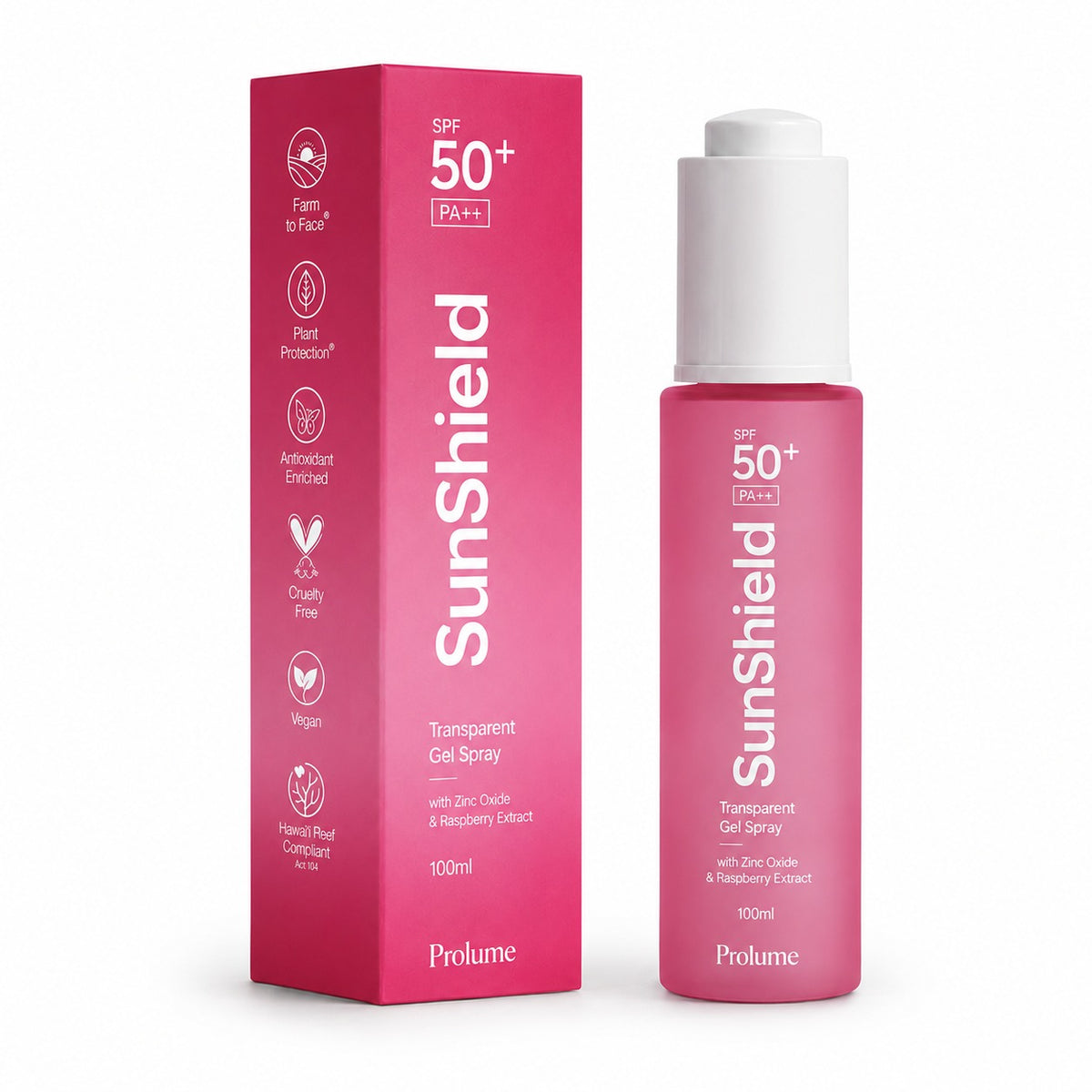 SunShield Transparent Gel Spray SPF 50+ PA++