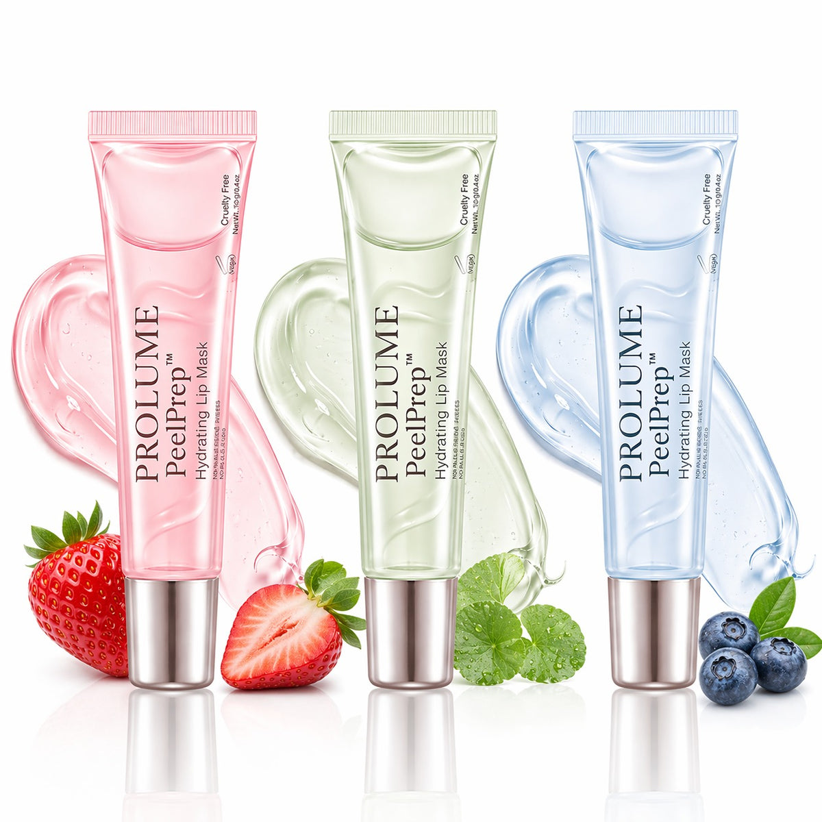 PeelPrep Hydrating Lip Mask Peel-Off Lip Care | Smooth Lip Prep | Instant Hydration-Pack of 3