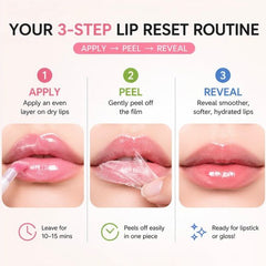 PeelPrep Hydrating Lip Mask Peel-Off Lip Care | Smooth Lip Prep | Instant Hydration-Pack of 3