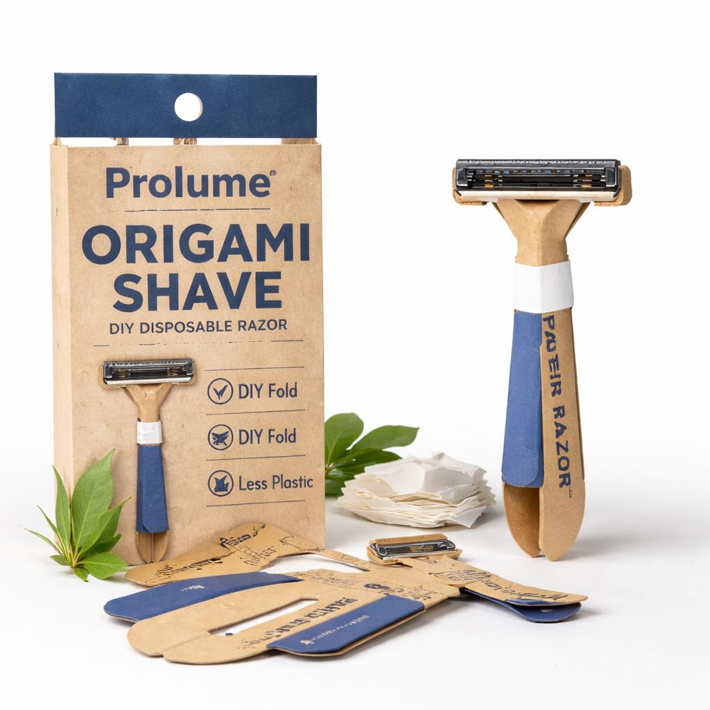 OrigamiShave – DIY Disposable Razor (Pack of 6)