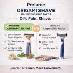 OrigamiShave – DIY Disposable Razor (Pack of 6)