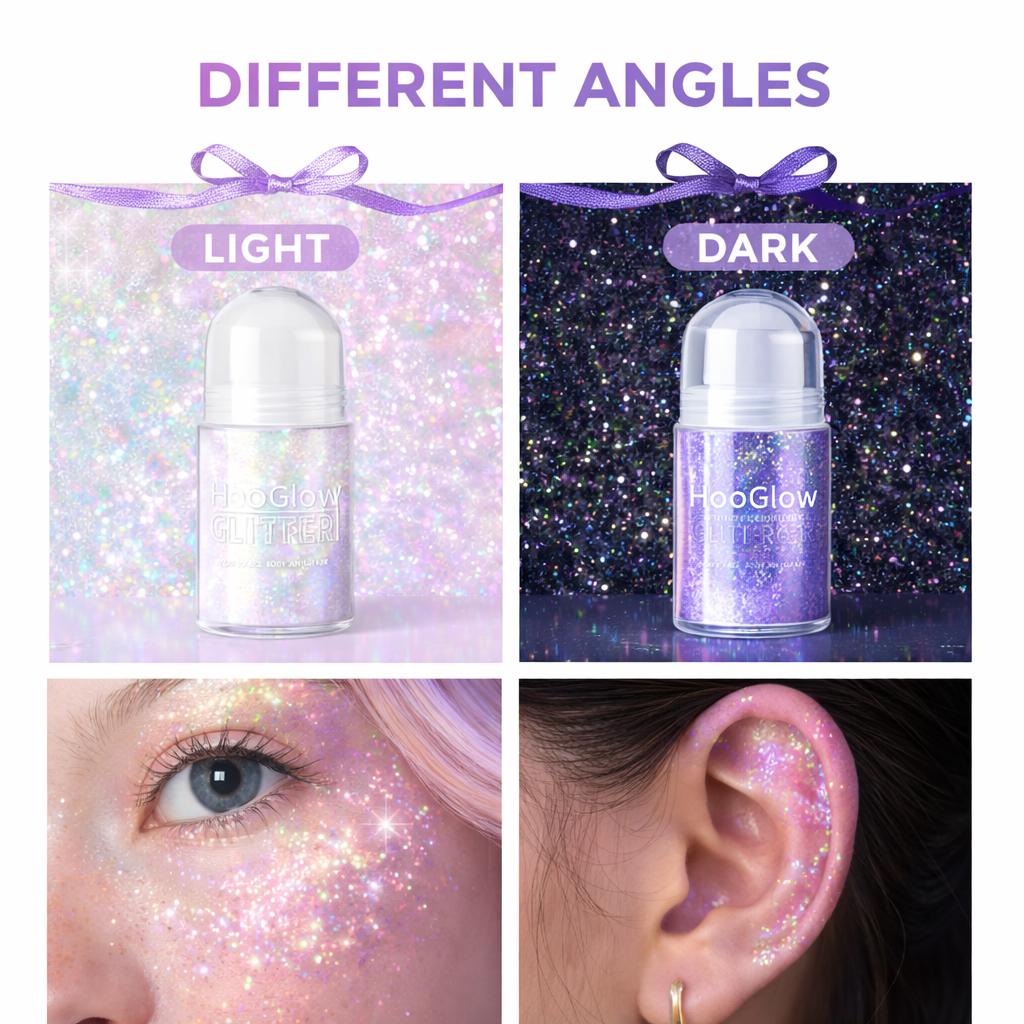 HoloGlow Roll-On Glitter Gel
