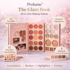 The Glam Book  All-in-One Makeup Palette