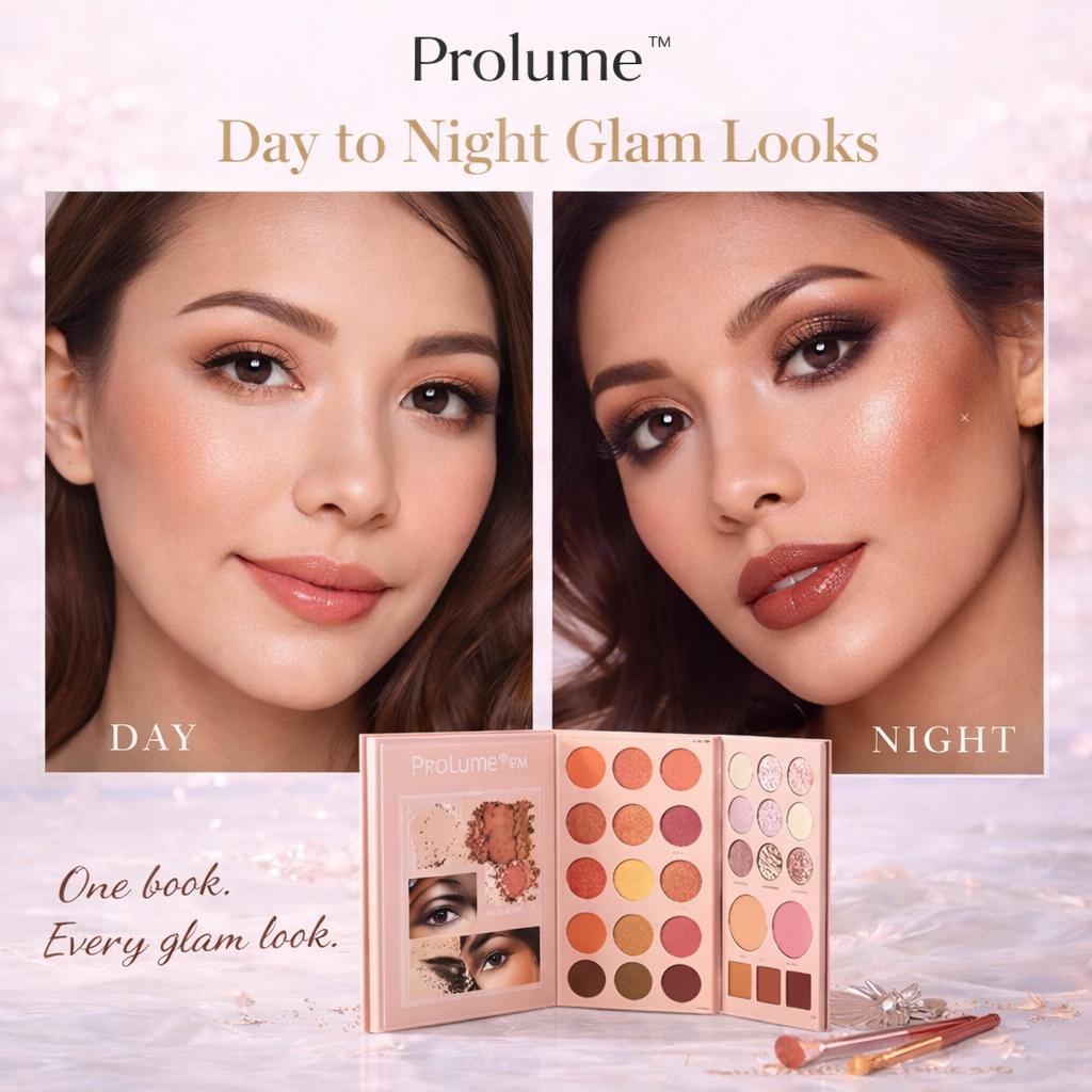The Glam Book  All-in-One Makeup Palette
