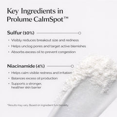 CalmSpot™ 10% Sulfur Powder-to-Cream Blemish Reset