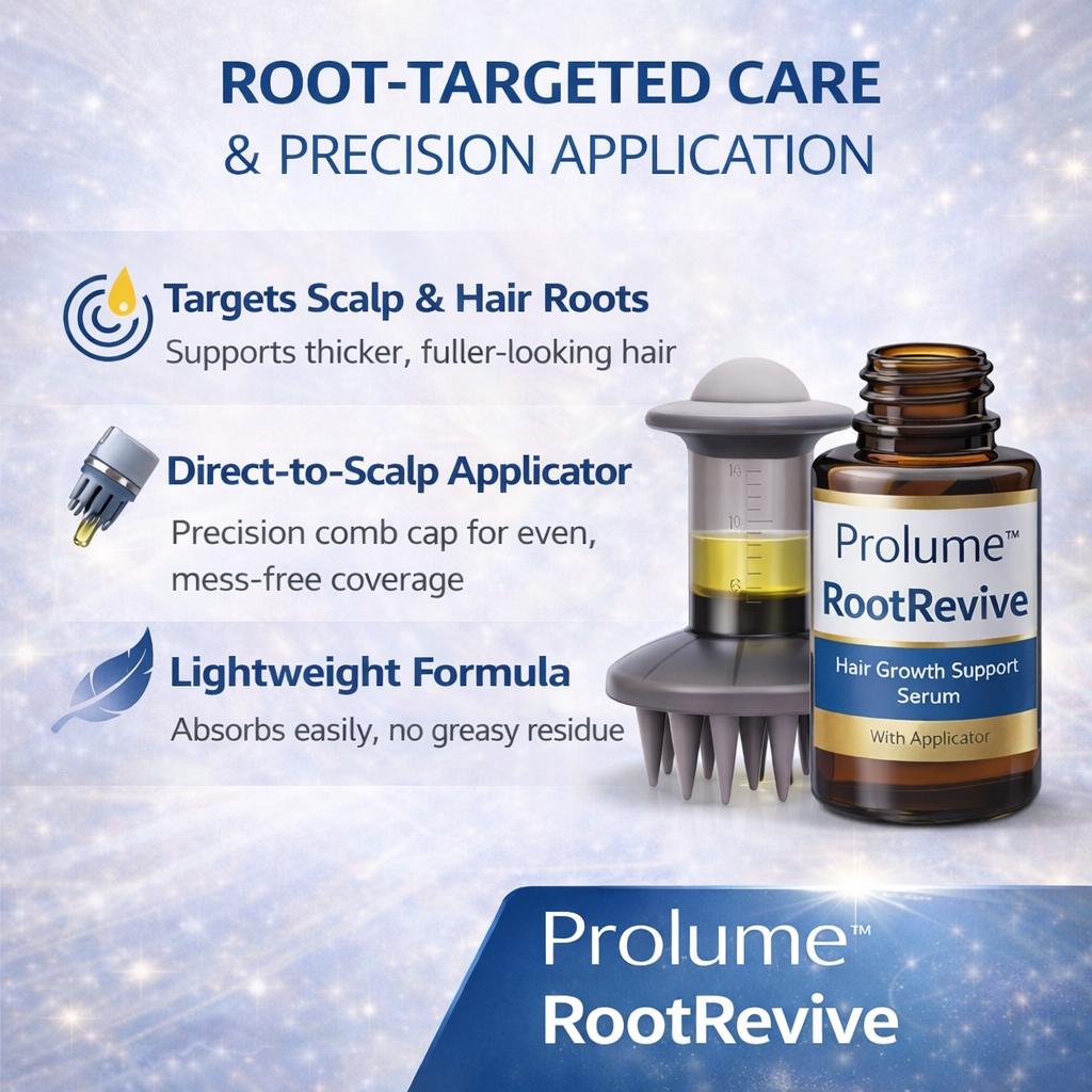 RootRevive – Hair Growth Support Serum with Applicator