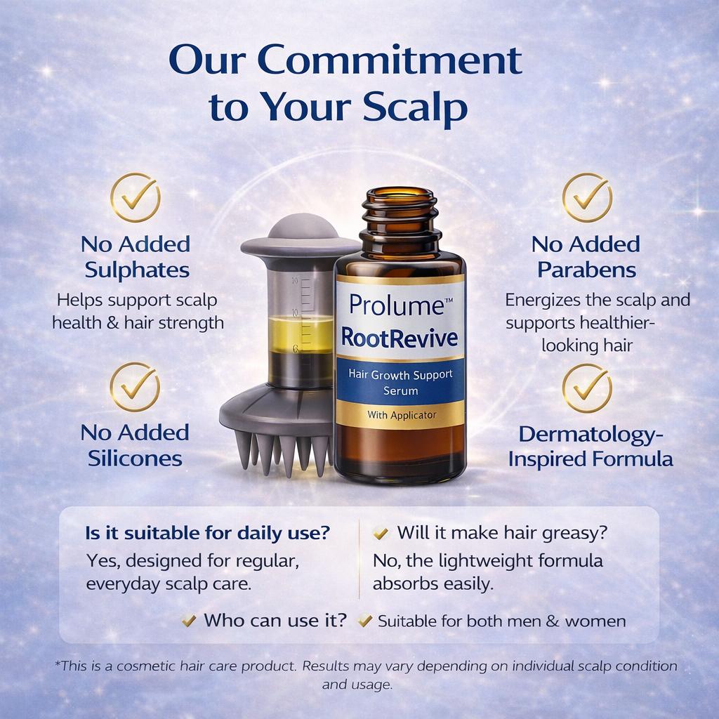 RootRevive – Hair Growth Support Serum with Applicator