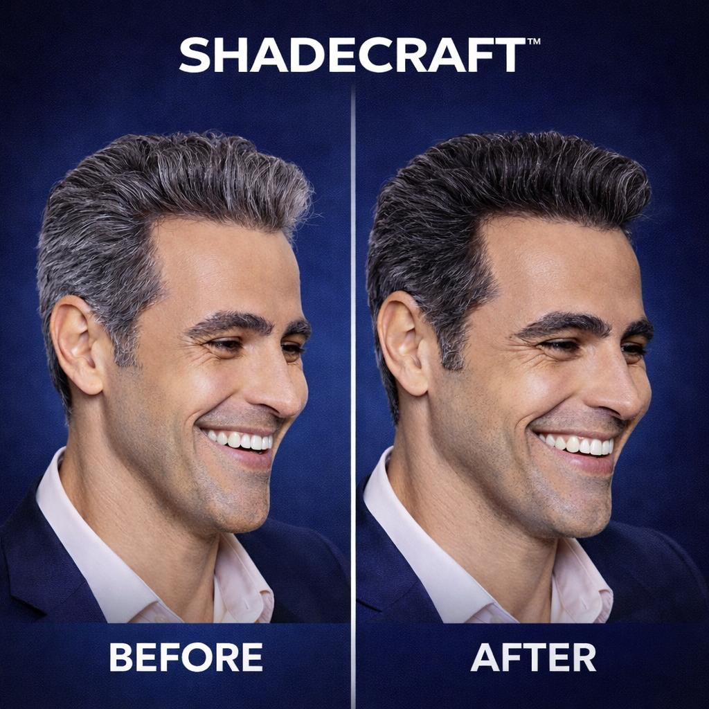 ShadeCraft Men’s Comb-In Hair Color Kit