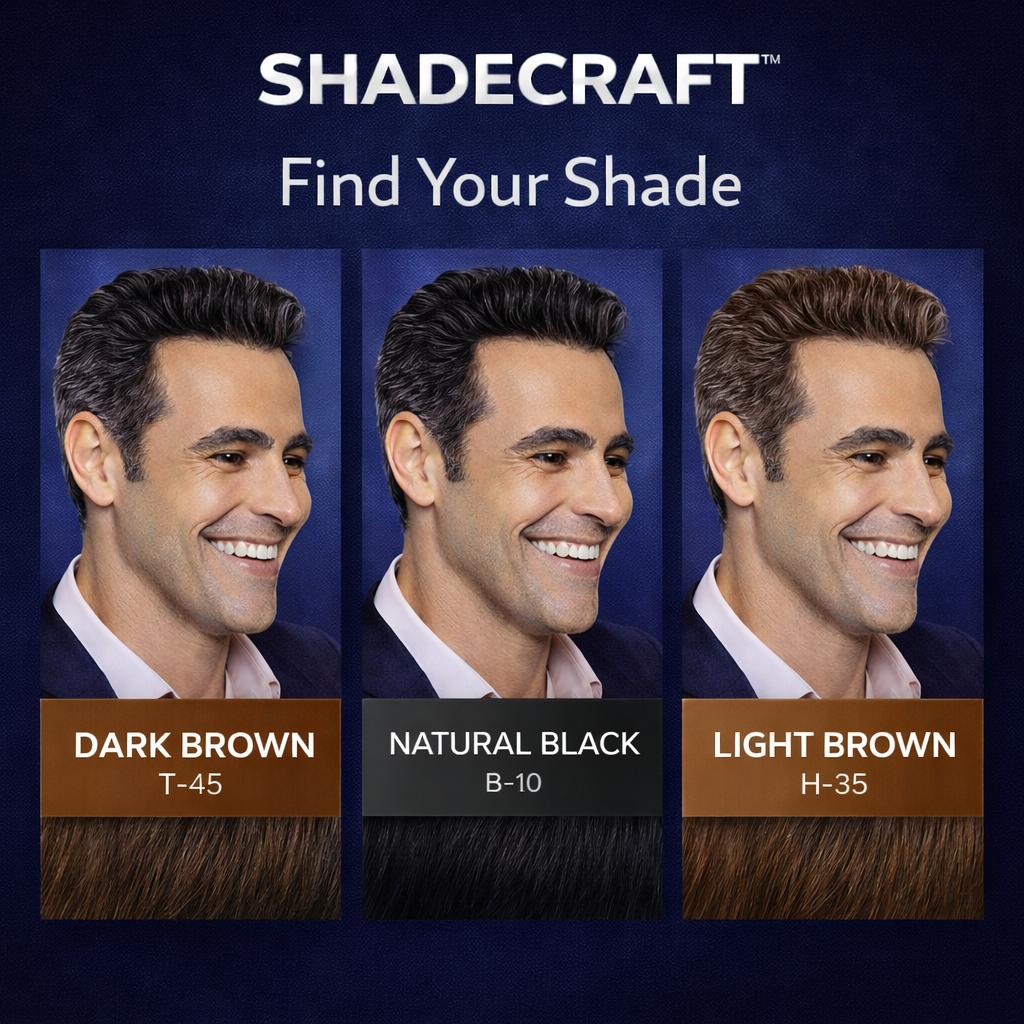 ShadeCraft Men’s Comb-In Hair Color Kit